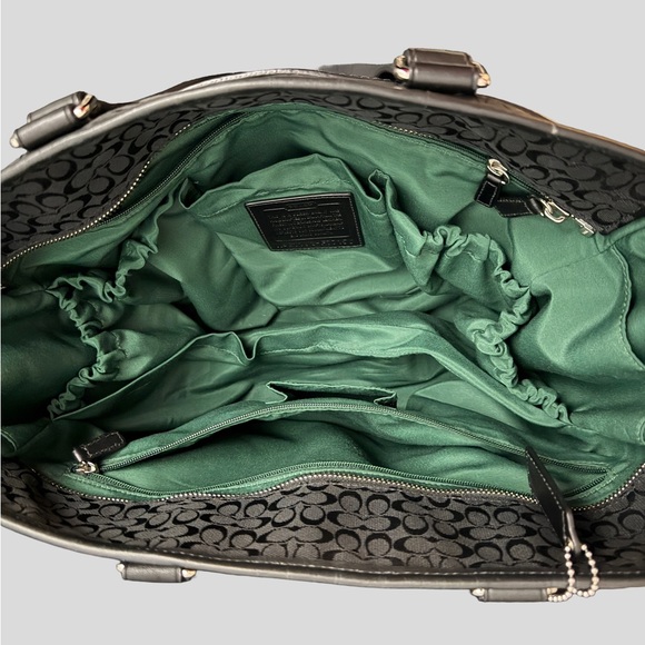 Coach Black Signature Bag - Picture 5 of 5